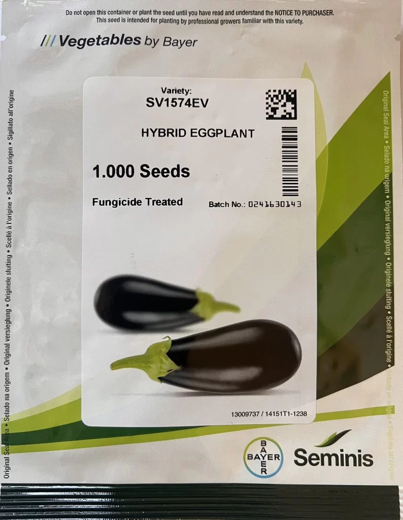 SV1574EV HYBRID EGGPLANT بذر هیبرید بادنجان 1574